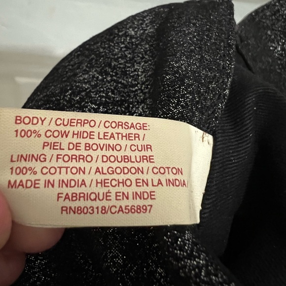 Lucky Brand Clutch Shimmer Embroidered Cowhide Leather Envelope Style - Picture 8 of 8